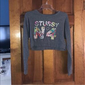 Stussy Heather Gray Sweatshirt